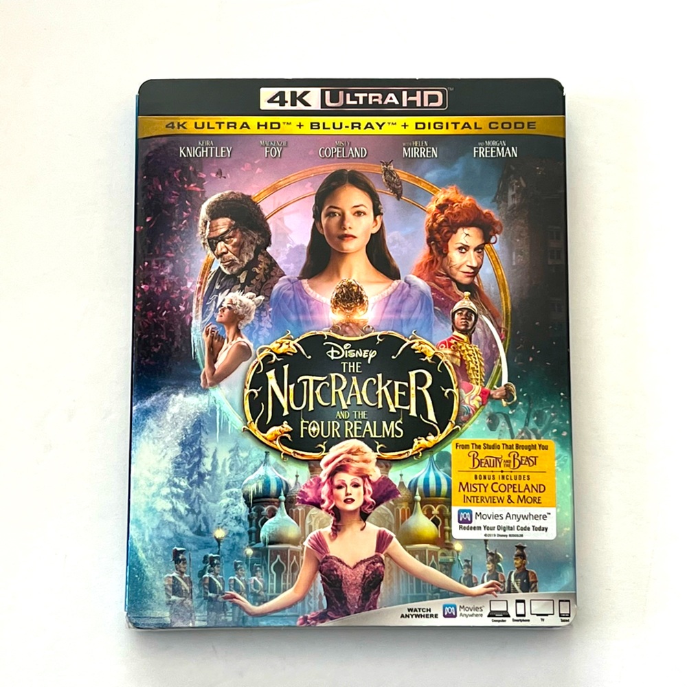 Disney The Nutcracker And The Four Realms 4K Ultra HD + Blu-Ray + Digital Code